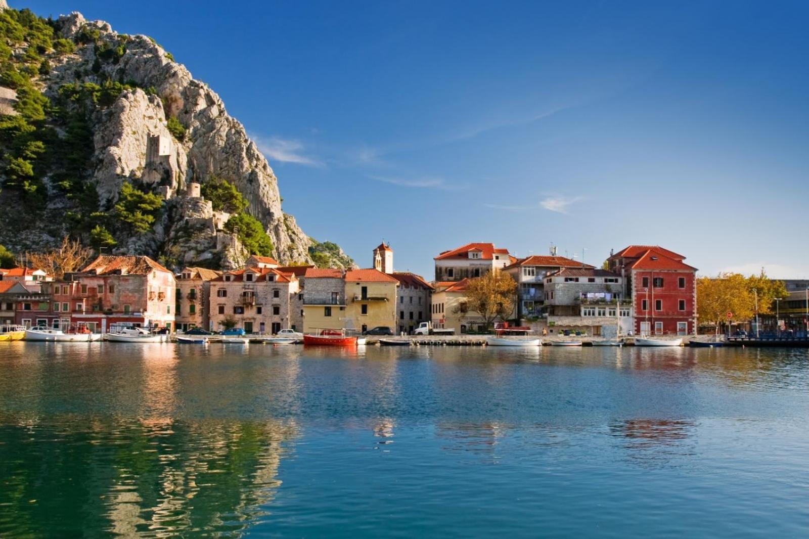 Apartment In Omis With Sea View, Balcony, Air Conditioning, Wi-Fi Dış mekan fotoğraf